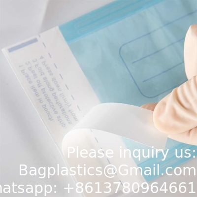 Dental Medical Self Sealing Pouch Customization Self-sealing Sterilization Pouch 3 Side Seal Pouch Medical Packaging