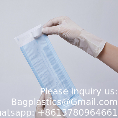 Dental Medical Self Sealing Pouch Customization Self-sealing Sterilization Pouch 3 Side Seal Pouch Medical Packaging