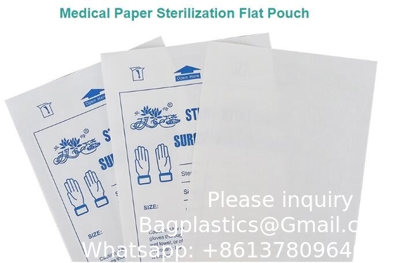 Tyvek MaterialMedical Heat-Sealing Sterilization Pouch Disinfected Tool packaging Bag Self Seal Steriliser
