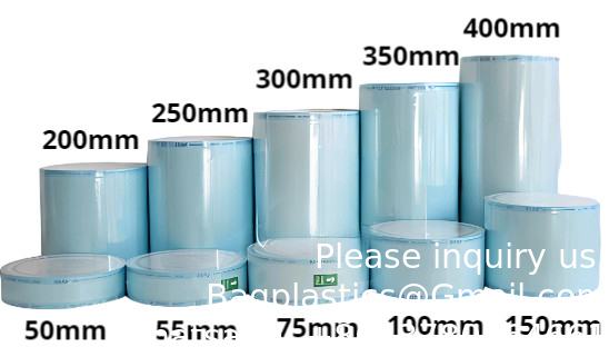 Medical Grade Packaging Heat Sealing Sterilization Roll Pouch Dental paper packaging hest sealing sterilized bag