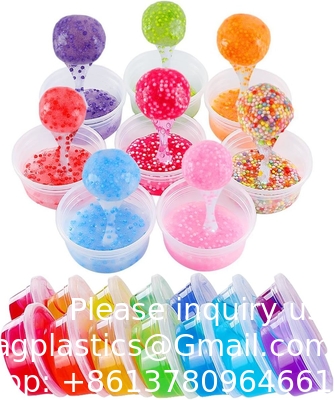 Small Plastic Containers With Lids 50 Pack Slime Containers With Lids，Containers For Slime Foam Ball Storage