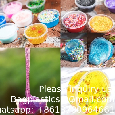 Small Plastic Containers With Lids 50 Pack Slime Containers With Lids，Containers For Slime Foam Ball Storage