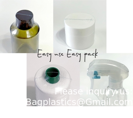 4x6 Inch 500PCS Round Shrink Wrap Bags/Top Dome Odorless 100 Gauge With Vent Hole For Bath Bombs, Soaps, Crafts