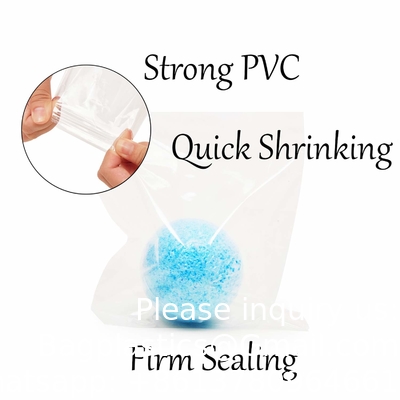 Shrink Wrap Bags, 4 x 4 inch, PVC Heat Shrink Wrap for Handmade Soaps Bath Bombs, Art Crafts and DIY Crafts