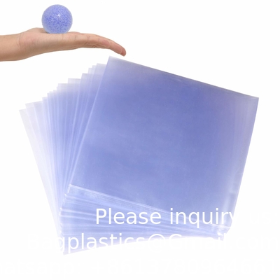 Shrink Wrap Bags, 4 x 4 inch, PVC Heat Shrink Wrap for Handmade Soaps Bath Bombs, Art Crafts and DIY Crafts