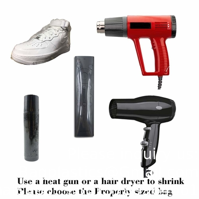 Shrink Wrap Bags, Heat Shrink Wrap PVC Material 100 Packs 8 X 10 Inches Bags for Bath Bombs, Soap Bars