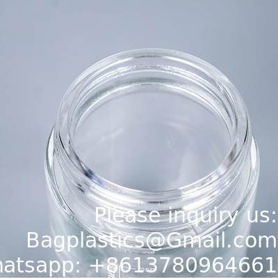 Wide Mouth Graduated Round Reagent Media/Storage Lab Glass Bottle Set With GL80 Blue Polypropylene Screw Caps