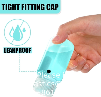 Laboratory Grade Polypropylene Wide Mouth Reagent Bottle, 2oz Plastic Empty Bottle Container With Cap