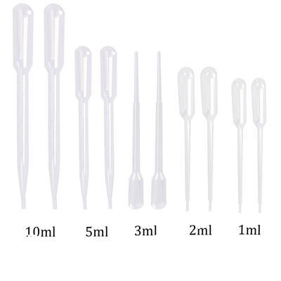 Disposable Plastic Transfer Graduated Pipettes, Clear Dropper for Essential Oils, Water Testing, Lab, DIY Art