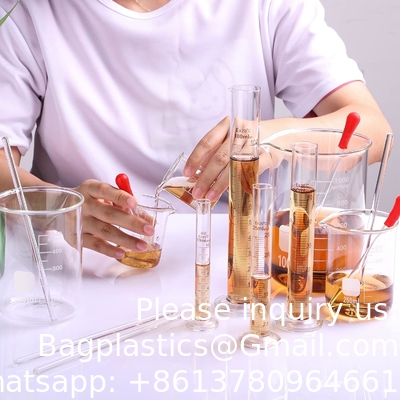 Glass Or Plastic Graduated Cylinder Beaker Set, Thick Lab Cylinders (10 Ml, 25 Ml, 50 Ml, 100 Ml), Beaker