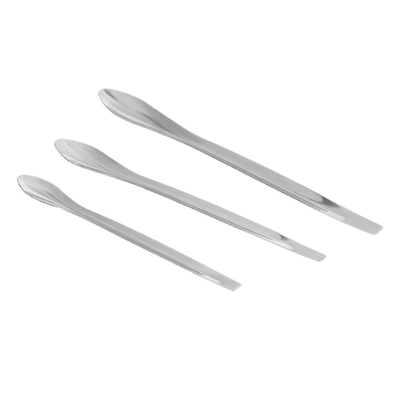 Stainless Steel Lab Spatula Micro Scoop Reagent Laboratory Mixing Spatula 22cm Long Sampling Spoon