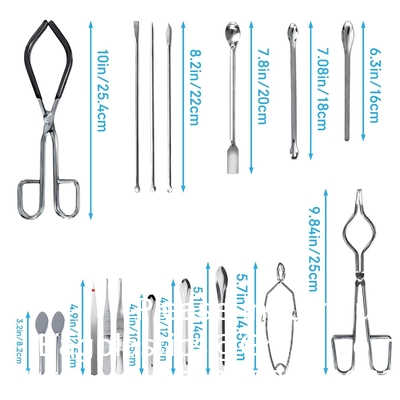 Kits For Empty Pill Capsules Filler, Home &amp; Lab Supplies - Micro Spoon Spatula, Lab Scoop Filling Tray, Herb Powder
