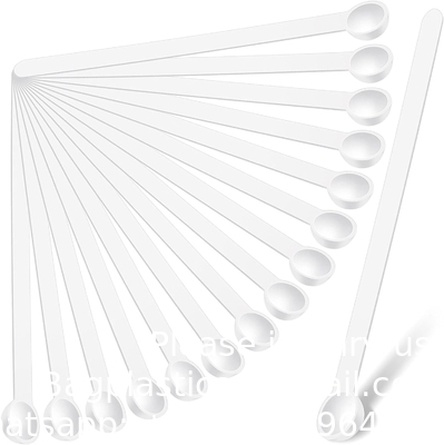 Teaspoon Micro Scoops 150 Milligram Mini Measuring Spoons Plastic Scoop For Measuring Cosmetics, Medicines