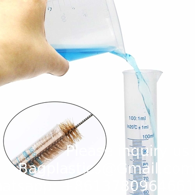 Plastic Graduated Cylinders And Beakers 5 Pipettes, 10ml 25ml 50ml 100ml Cylinders, 50ml 100ml 250ml 500ml 1000ml