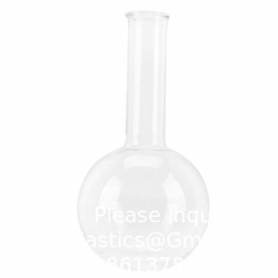 Plastic Flask Flat Bottom Boiling Flask Glass Flask Round-Bottom Flask Narrow Mouth Flask For Lab Scientific Class