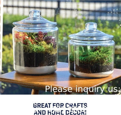 Glass Cookie Jars Labels Marker Gallon Canister Sets For Kitchen Counter With Airtight Lids, Sugar Packet Holder