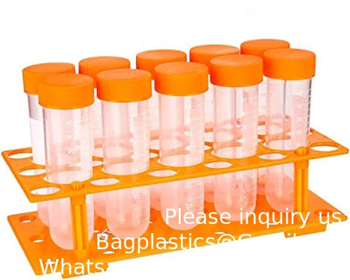 SCIENCE LAB Primary Science Jumbo Test Tubes With Stand, Set Of 10 Tubes, laboratory plasticware, lab tube for testing