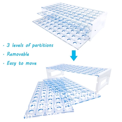 Plastic Test Tubes With Rack,16 X 100mm Tube With Caps Tubes Rack,Test Tube Set For Scientific Experiments
