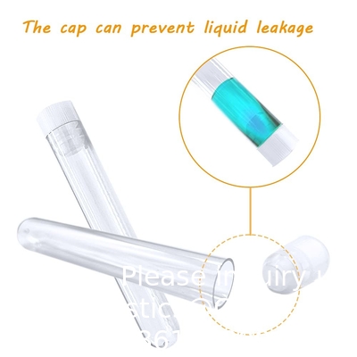 Plastic Test Tubes With Rack,16 X 100mm Tube With Caps Tubes Rack,Test Tube Set For Scientific Experiments