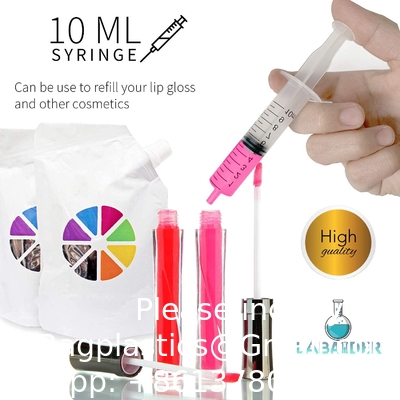 10ml Syringes 100 Pack Plastic Small Syringe with Tip Cap, Measuring Syringe, Oral Syringe Scientific Labs, Feeding
