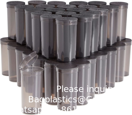 250 Pack Empty Pill Bottles with Caps, Plastic 13 Dram Medicine Vials for Prescription Medication, Supplements