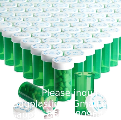 250 Pack Empty Pill Bottles with Caps, Plastic 13 Dram Medicine Vials for Prescription Medication, Supplements
