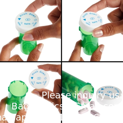 250 Pack Empty Pill Bottles with Caps, Plastic 13 Dram Medicine Vials for Prescription Medication, Supplements