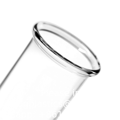 Borosilicate Glass Serological Test Tubes with Black Bakelite Screw Caps Silicon Liners, Vol.30ml 20x150mm