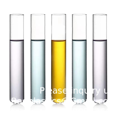 Test Tubes, 50ml - Borosilicate 3.3 Glass - 1.2mm Thick Walls, Beaded Rim - Superior Heat &amp; Chemical Durability