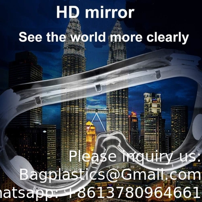 Anti-Fog Protective Safety Goggles Clear Lens Wide-Vision Adjustable Eye Protection Soft Lightweight Eye