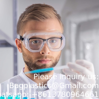 Protective Non-Vented Safety Lab Goggles With Anti-Fog Coating, Clear Scratch-Resistant Lenses, Universal OTG Fit