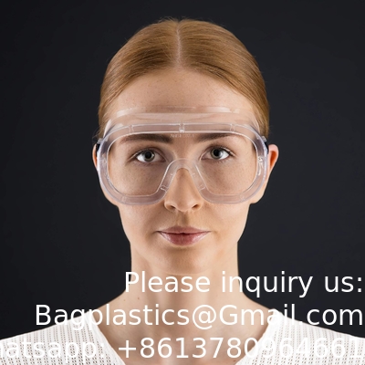 Protective Non-Vented Safety Lab Goggles With Anti-Fog Coating, Clear Scratch-Resistant Lenses, Universal OTG Fit