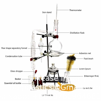 Distiller Distilling To Making Your Own Essential Oil, Moonshine, 3.3 Boro Alcohol Distiller Chemistry Lab Glassware