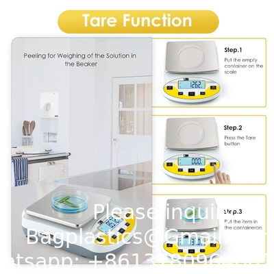 Lab Scale Laboratory Analytical Electronic Balance Digital Scale Pharmacy Jewelry Scale 110V Calibrated(5000g,