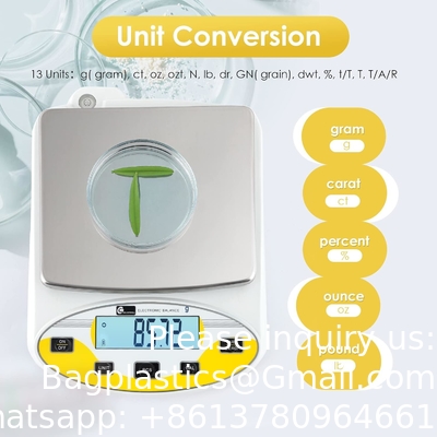 Lab Scale Laboratory Analytical Electronic Balance Digital Scale Pharmacy Jewelry Scale 110V Calibrated(5000g,