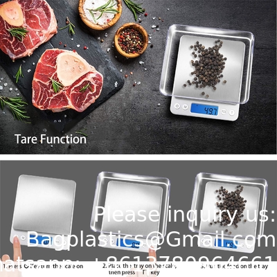 Digital Kitchen Scale 3000g/ 0.1g, Pocket Food Scale 6 Measure Modes, LCD, Tare, Digital Scale Grams And Ounces