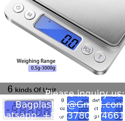 Digital Kitchen Scale 3000g/ 0.1g, Pocket Food Scale 6 Measure Modes, LCD, Tare, Digital Scale Grams And Ounces
