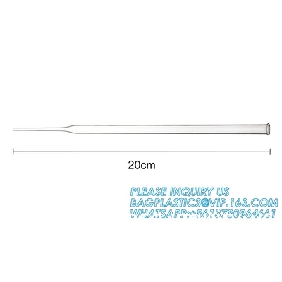 Glass Dropper Pipettes, Thick Borosilicate Glass Dropping Pipettes 3ml Non-Graduated Liquid Transfer Pipettes for Lab
