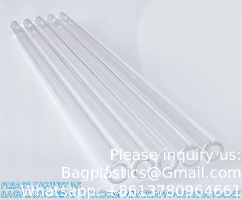 4 Inch Long 10 Pieces Glass Borosilicate Blowing Tubes 12 Mm OD 2mm Thick Wall Tubing, Clear Tubes For Art DIY