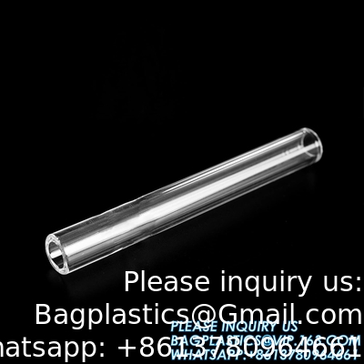 4 Inch Long 10 Pieces Glass Borosilicate Blowing Tubes 12 Mm OD 2mm Thick Wall Tubing, Clear Tubes For Art DIY