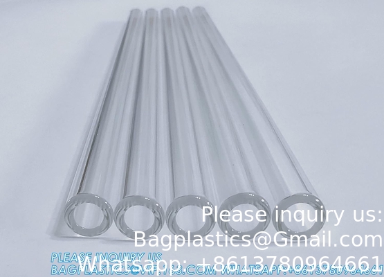 4 Inch Long 10 Pieces Glass Borosilicate Blowing Tubes 12 Mm OD 2mm Thick Wall Tubing, Clear Tubes For Art DIY