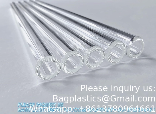4 Inch Long 10 Pieces Glass Borosilicate Blowing Tubes 12 Mm OD 2mm Thick Wall Tubing, Clear Tubes For Art DIY
