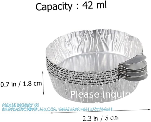 Aluminum Weighing Boats Liquid Mixing Foil Trays Aluminum Weighing Pan Foil Reusable Chemistry Weighing Pan for Lab