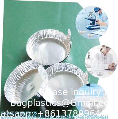Aluminum Weighing Boats Liquid Mixing Foil Trays Aluminum Weighing Pan Foil Reusable Chemistry Weighing Pan for Lab