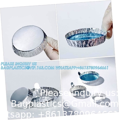 Aluminum Weighing Boats Liquid Mixing Foil Trays Aluminum Weighing Pan Foil Reusable Chemistry Weighing Pan for Lab