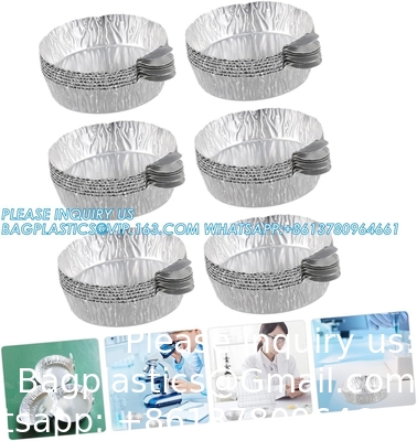 Aluminum Weighing Boats Liquid Mixing Foil Trays Aluminum Weighing Pan Foil Reusable Chemistry Weighing Pan for Lab
