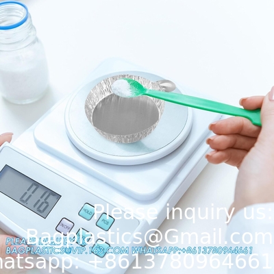 Aluminum Weighing Boats Liquid Mixing Foil Trays Aluminum Weighing Pan Foil Reusable Chemistry Weighing Pan for Lab