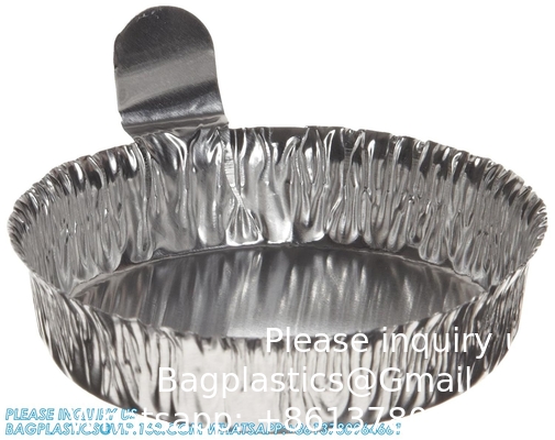 Aluminum Weighing Boats Liquid Mixing Foil Trays Aluminum Weighing Pan Foil Reusable Chemistry Weighing Pan for Lab
