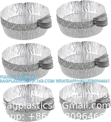 Aluminum Weighing Boats Liquid Mixing Foil Trays Aluminum Weighing Pan Foil Reusable Chemistry Weighing Pan for Lab