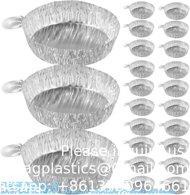 Aluminum Weighing Boats Liquid Mixing Foil Trays Aluminum Weighing Pan Foil Reusable Chemistry Weighing Pan for Lab